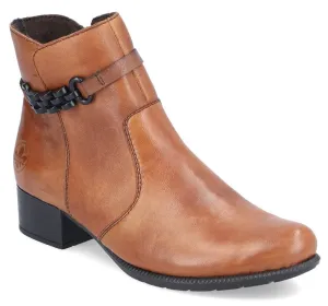 Rieker 78676-25 Womens Leather Ankle Boot
