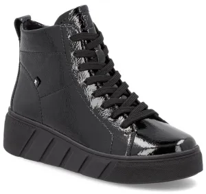 Rieker Evolution W0561-01 Womens Lace Up Ankle Boot
