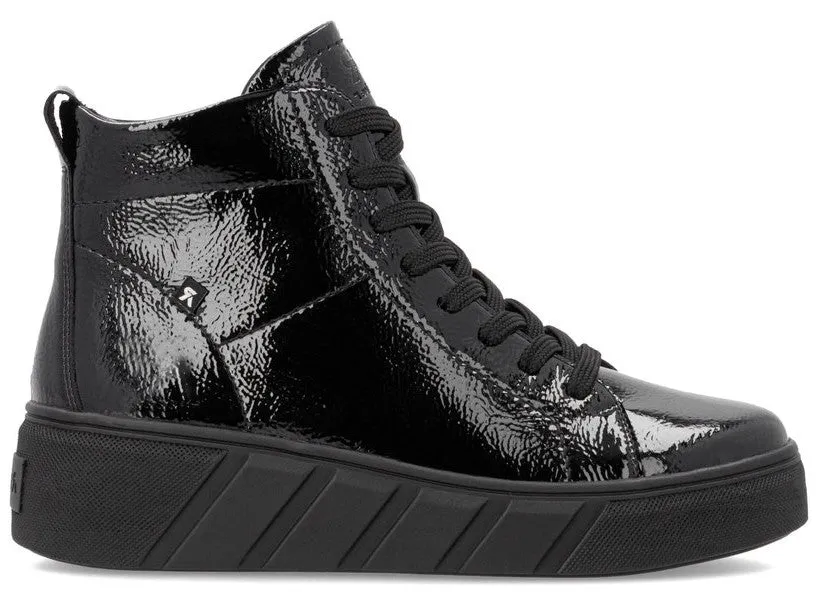 Rieker Evolution W0561-01 Womens Lace Up Ankle Boot