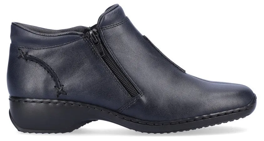 Rieker L3882-15 Womens Twin Zip Casual Ankle Boot