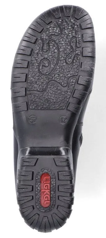 Rieker L4665-00 Womens Wide Fit Ankle Boot