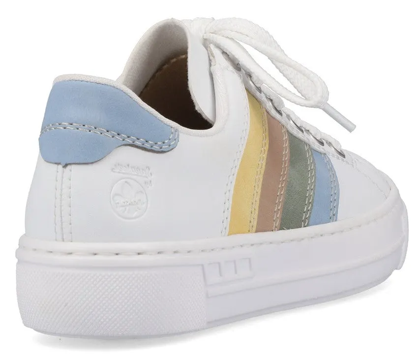 Rieker L8802-80 Womens Lace Up Casual Trainer