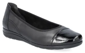 Rieker L9351-00 Womens Leather Slip On Pump