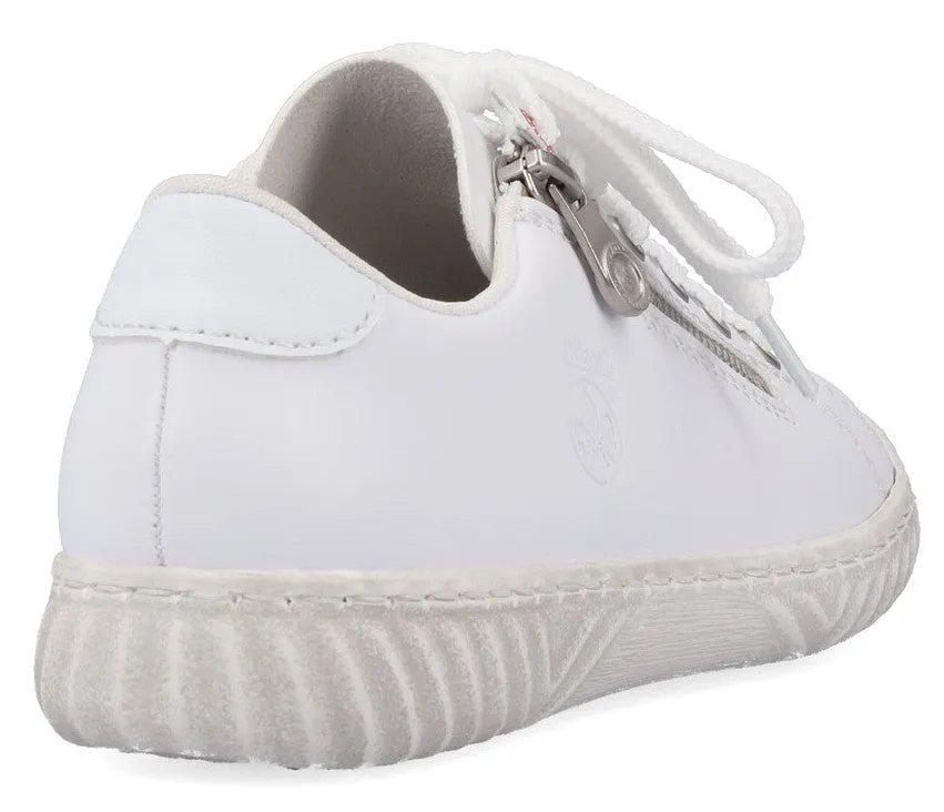 Rieker N0900-81 Womens Leather Lace Up Trainer