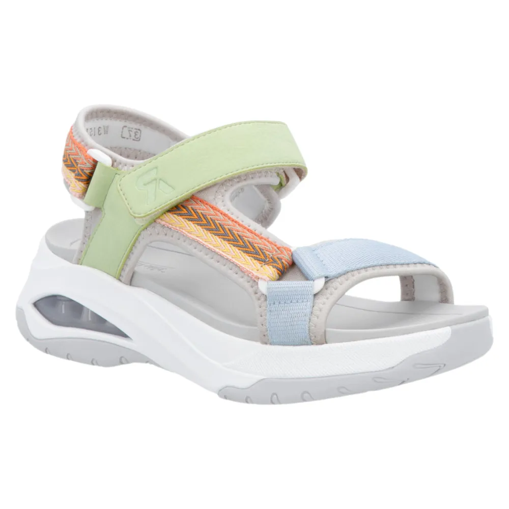 Rieker Sport W3151-90 Womens Touch Fastening Wedge Sandal