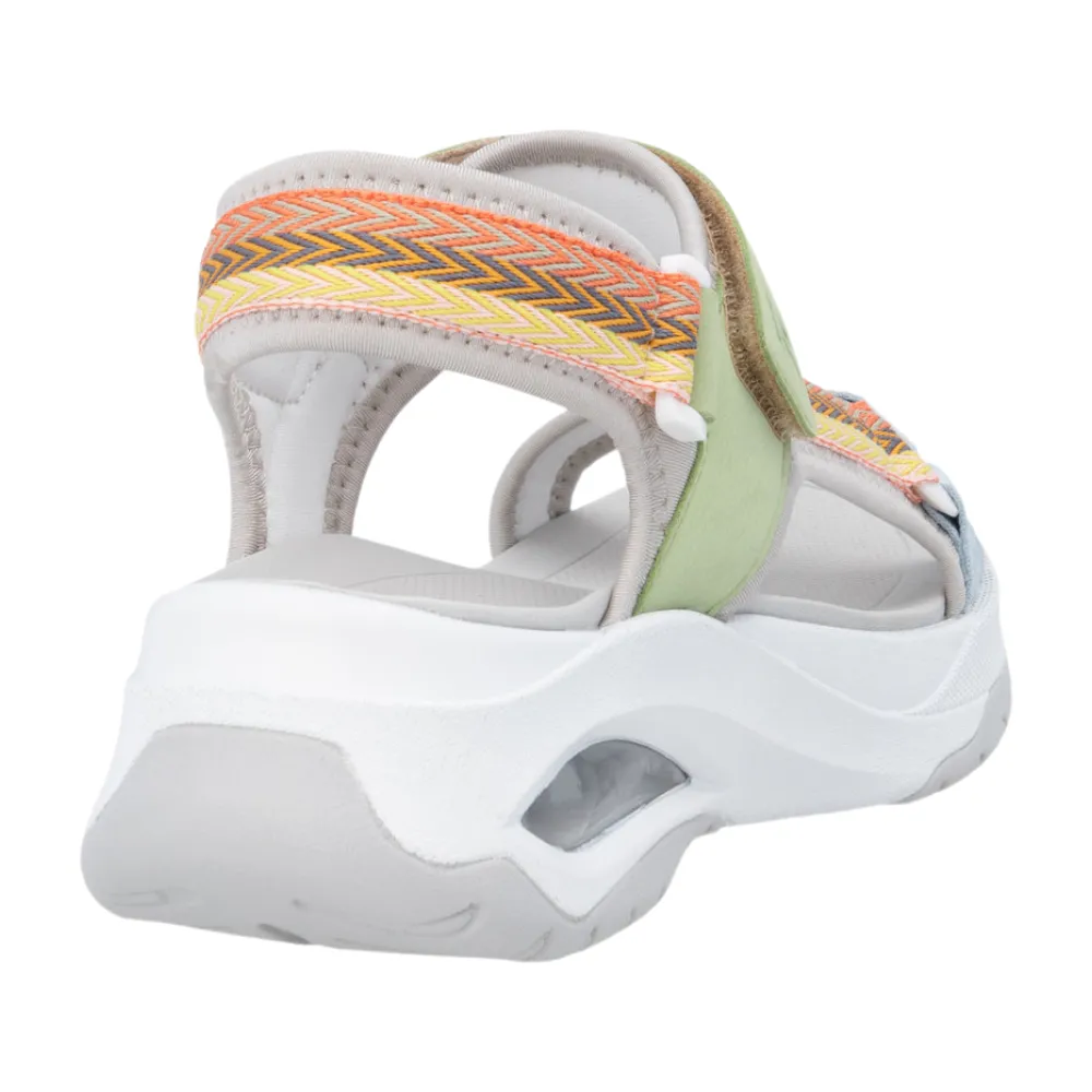 Rieker Sport W3151-90 Womens Touch Fastening Wedge Sandal
