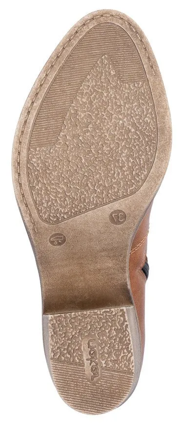Rieker Y1250-24 Womens Heeled Ankle Boot