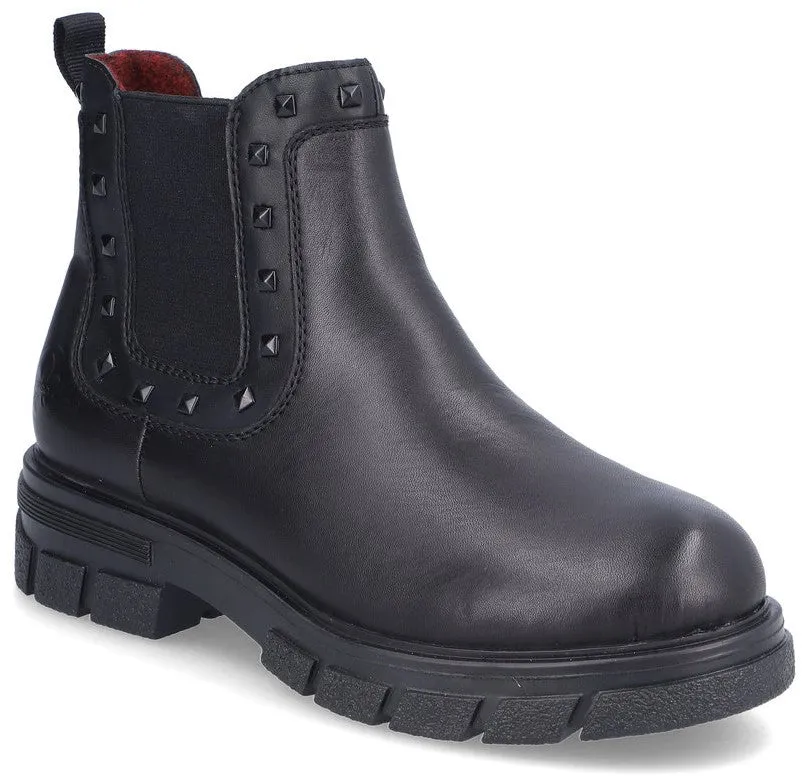 Rieker Z9154-00 Womens Leather Chelsea Boot