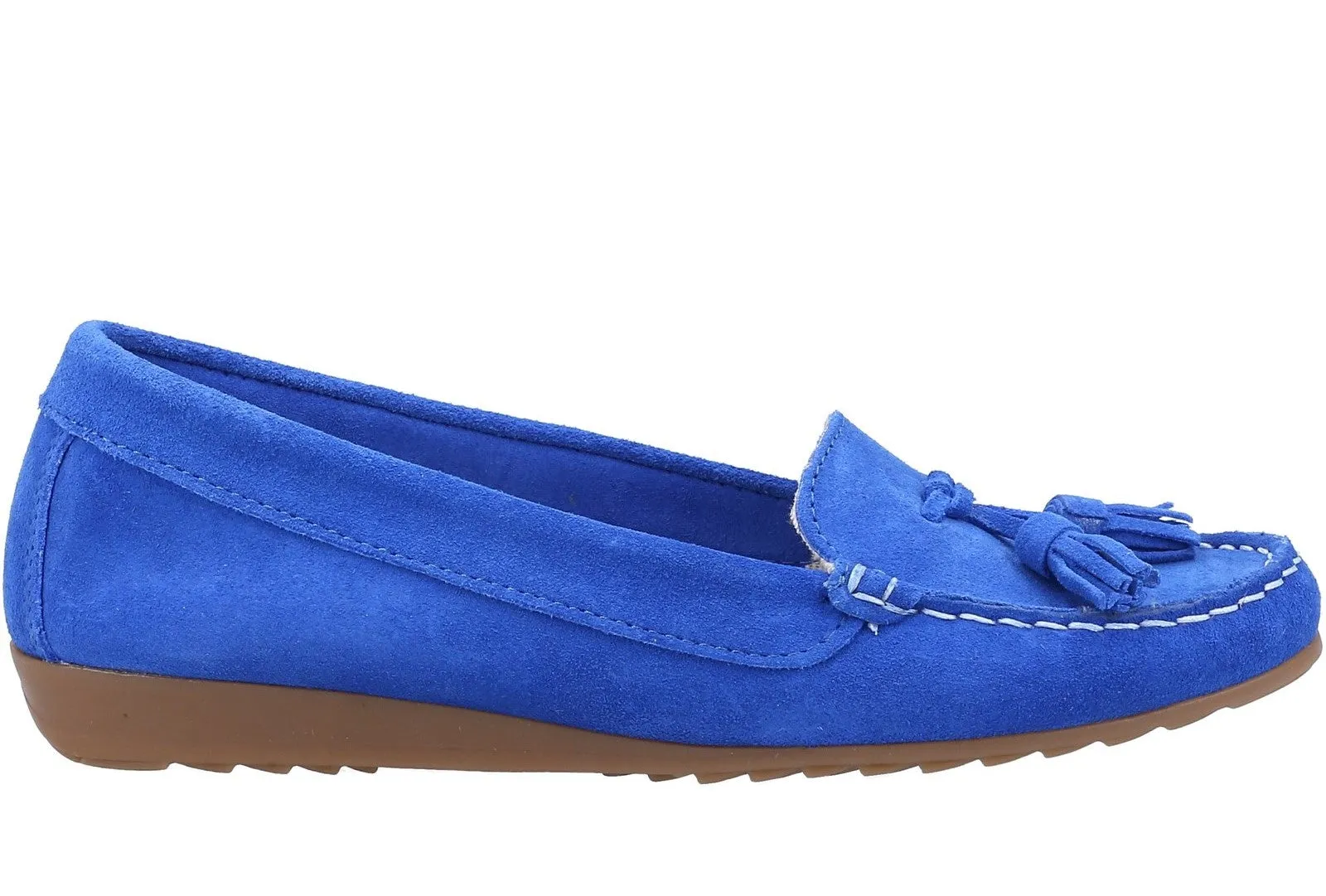 Riva Aldons Womens Suede Leather Slip On Moccasin