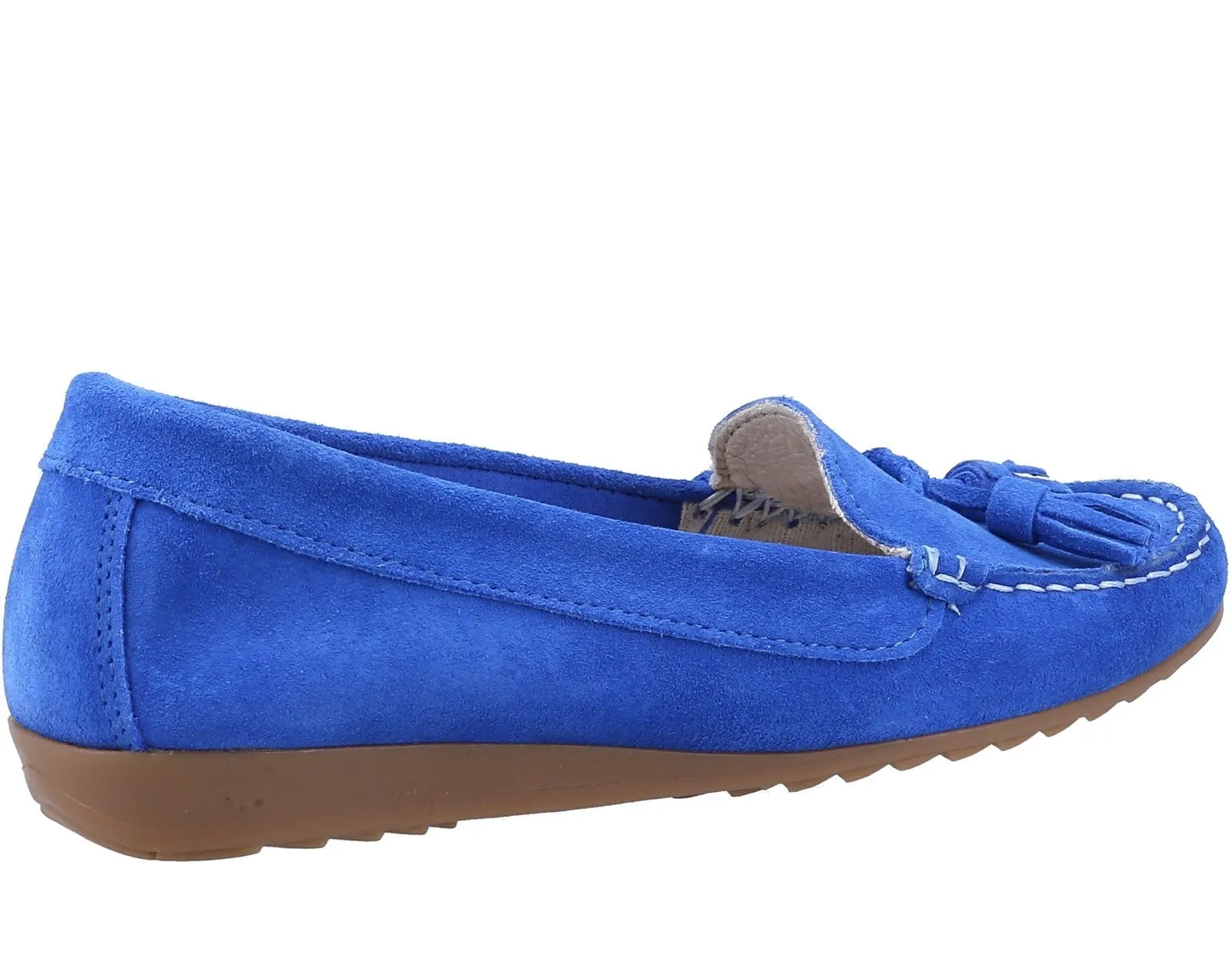 Riva Aldons Womens Suede Leather Slip On Moccasin