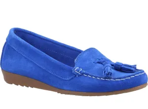 Riva Aldons Womens Suede Leather Slip On Moccasin