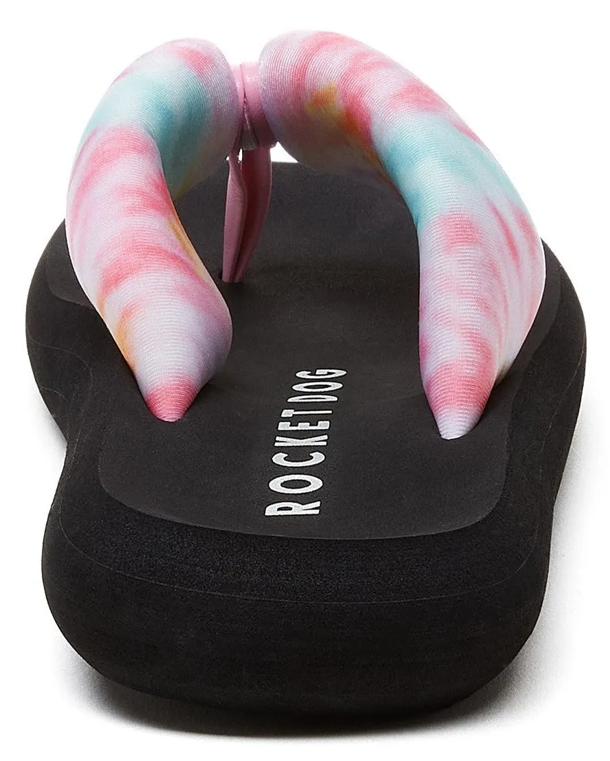 Rocket Dog Sunset Puff Tucker Womens Toe Post Sandal