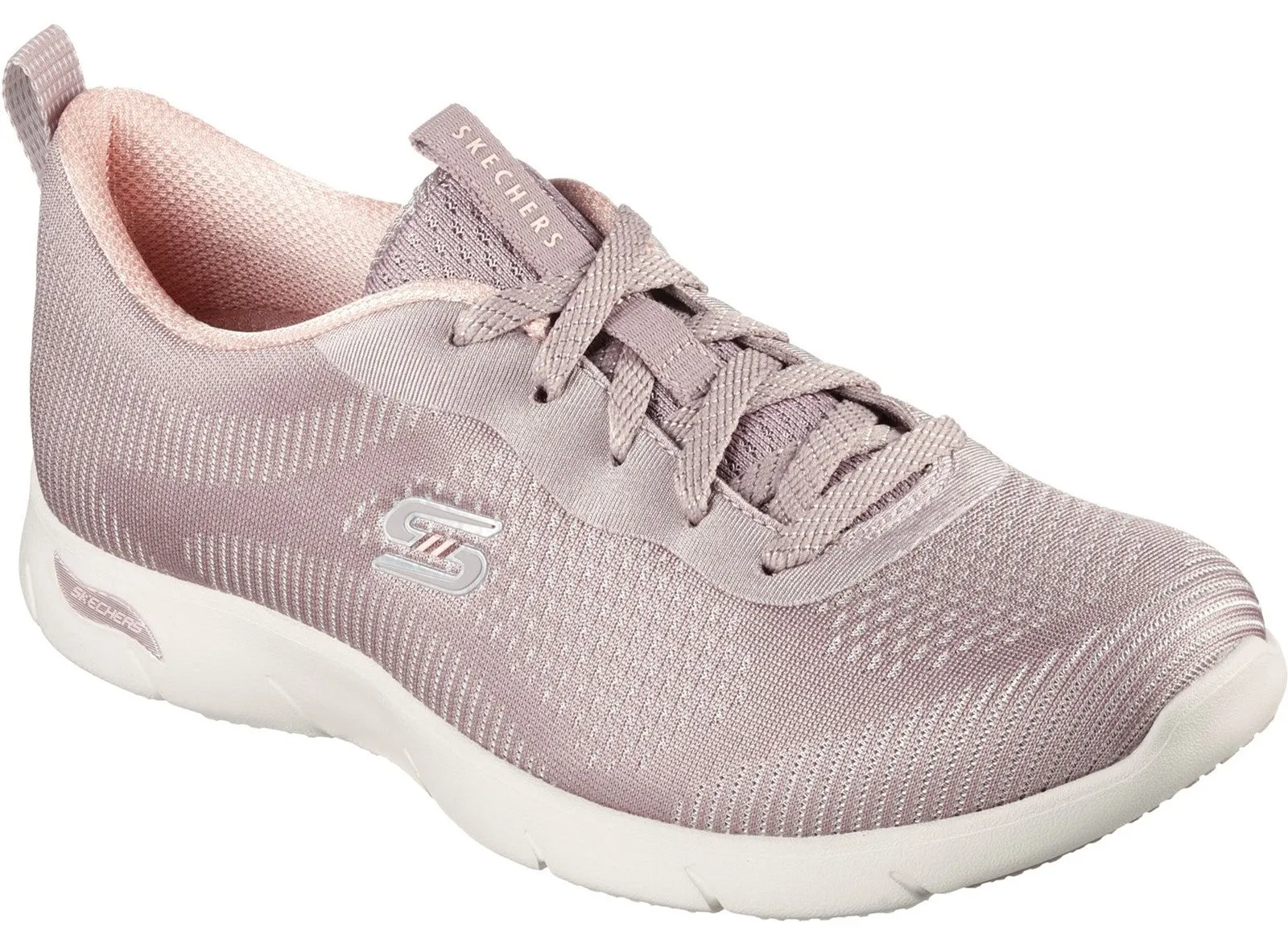 Skechers 104390 Arch Fit Refine Classy Doll Womens Lace Up Trainer