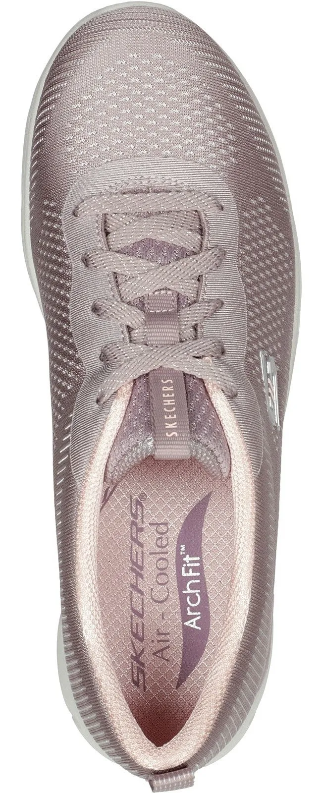 Skechers 104390 Arch Fit Refine Classy Doll Womens Lace Up Trainer