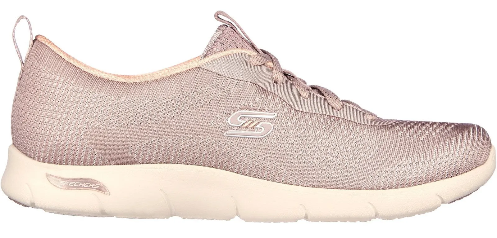 Skechers 104390 Arch Fit Refine Classy Doll Womens Lace Up Trainer