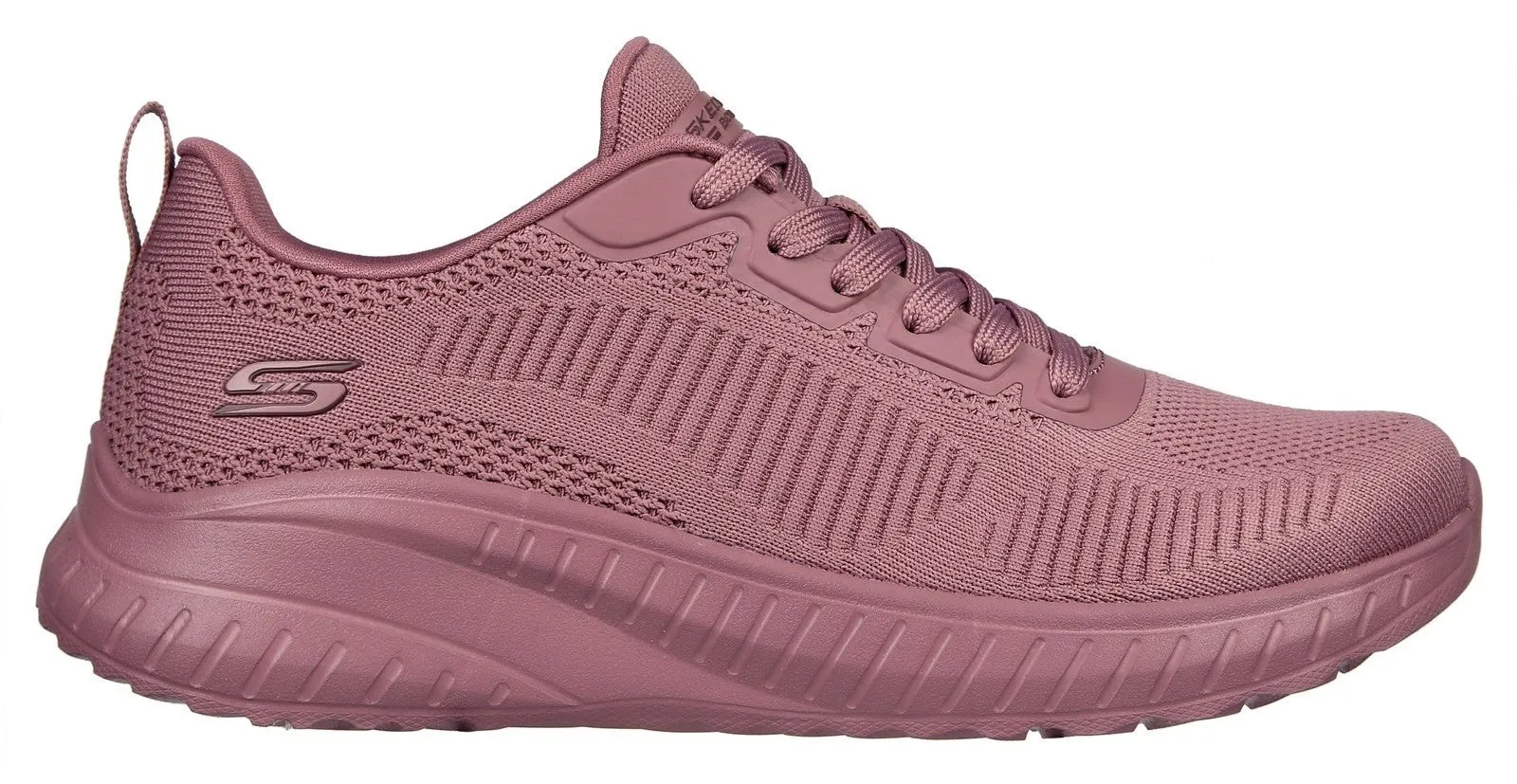 Skechers 117209 Bobs Squad Chaos Face Off Womens Lace Up Trainer