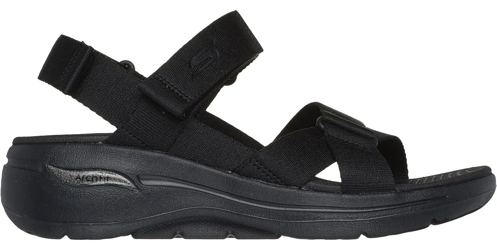 Skechers 140808 Go Walk Arch Fit Attract Womens Touch-Fastening Sandal