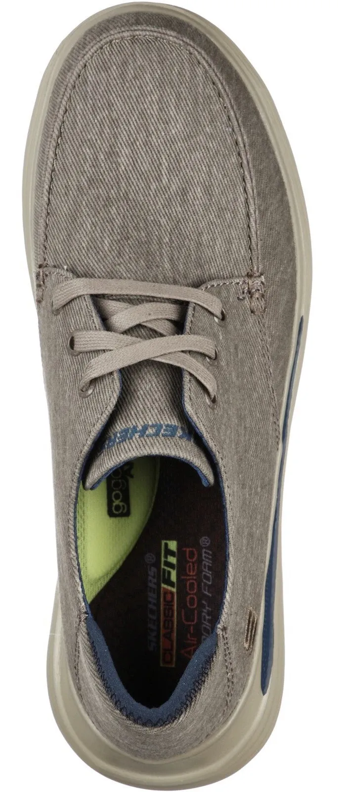 Skechers 204471 Proven Forenzo Mens Lace Up Canvas Shoe