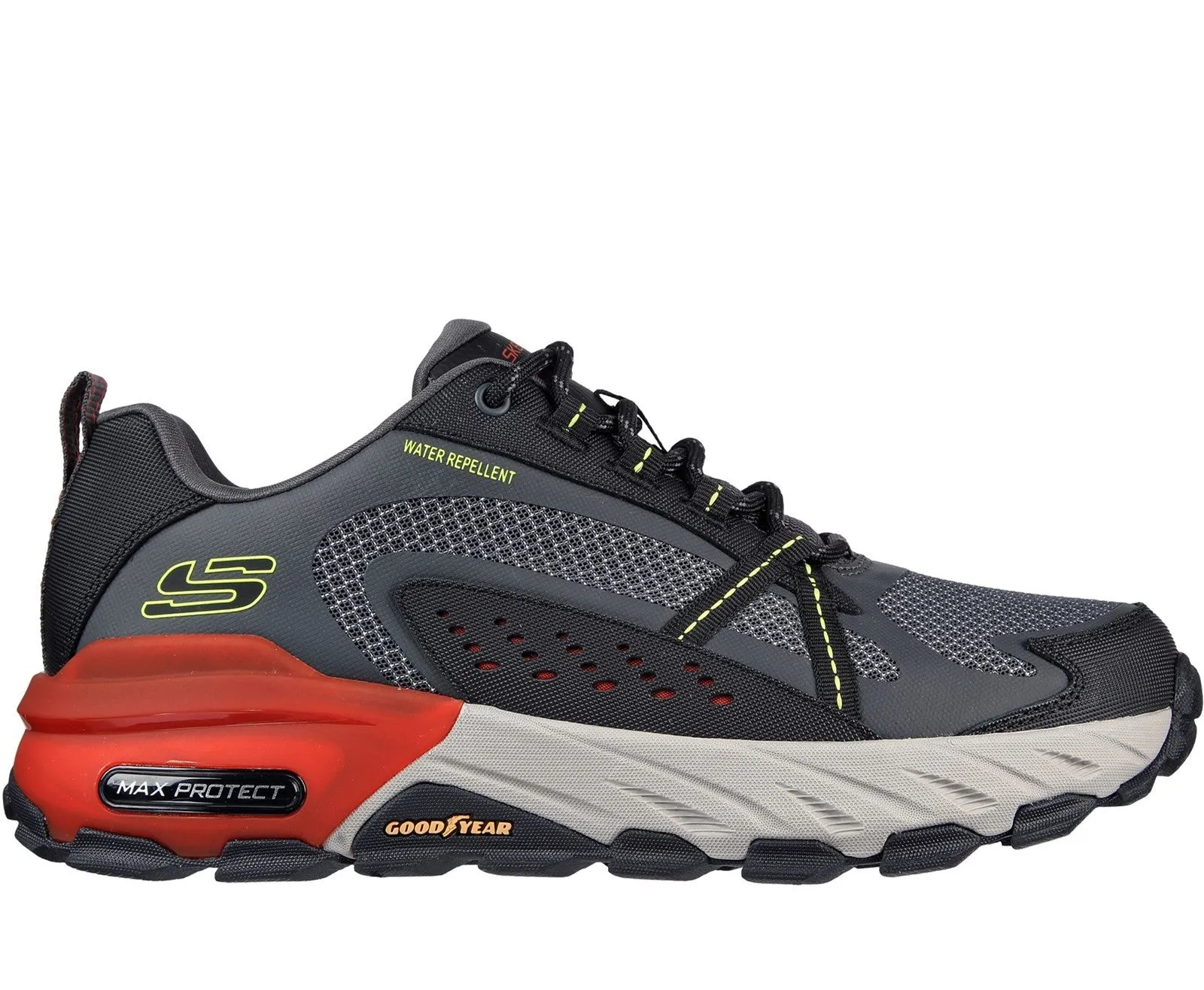Skechers 237303 Max Protect Mens Water Resistant Lace-Up Trainer