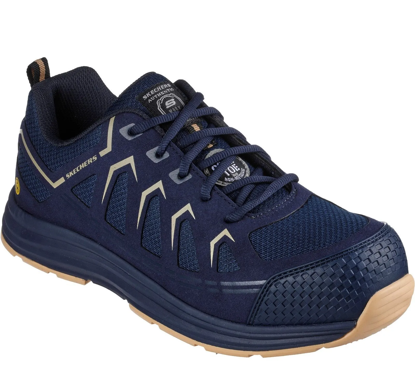 Skechers Work 200127EC Malad II Mens Lace Up Work Trainer
