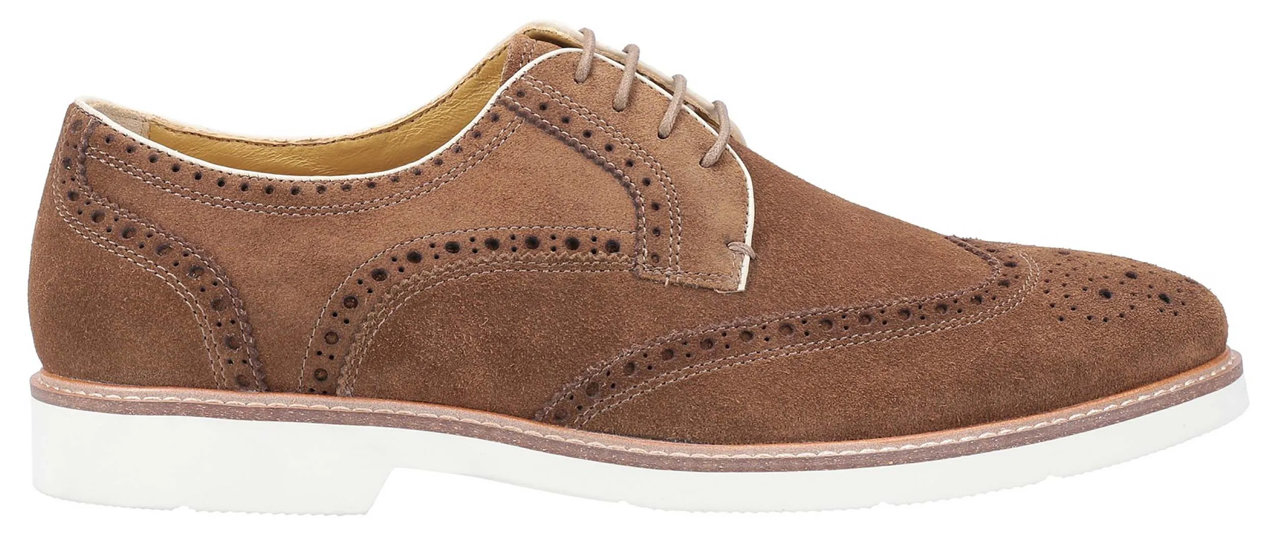 Steptronic Quantum Mens Wide Fit Brogue Shoe