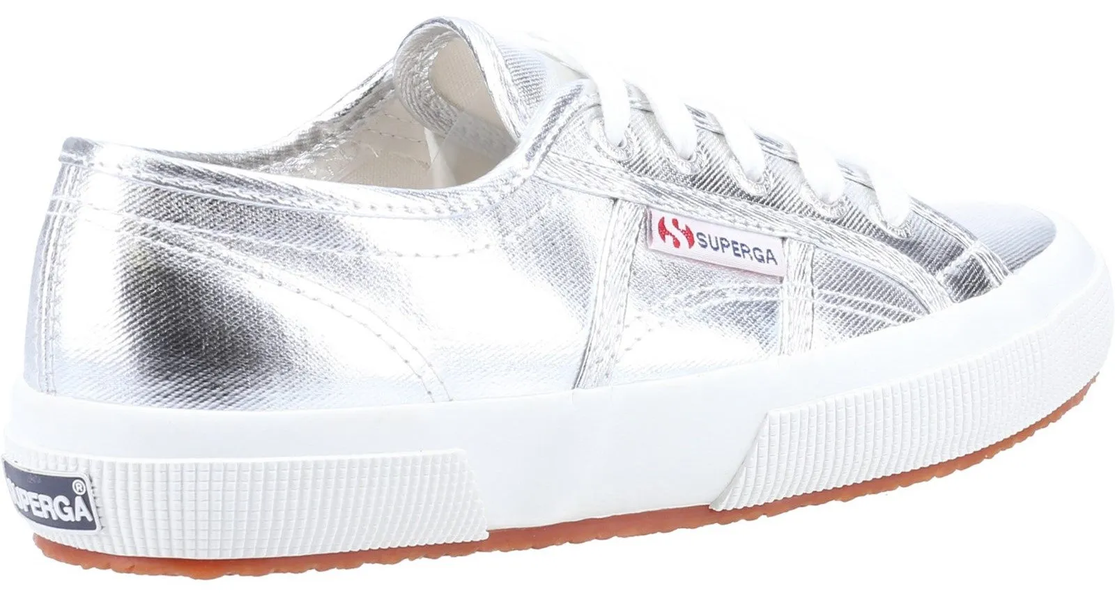 Superga 2750 Metallic Canvas Womens Casual Lace Up Shoe