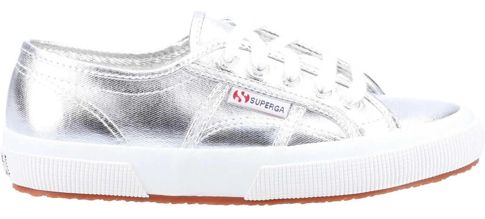 Superga 2750 Metallic Canvas Womens Casual Lace Up Shoe