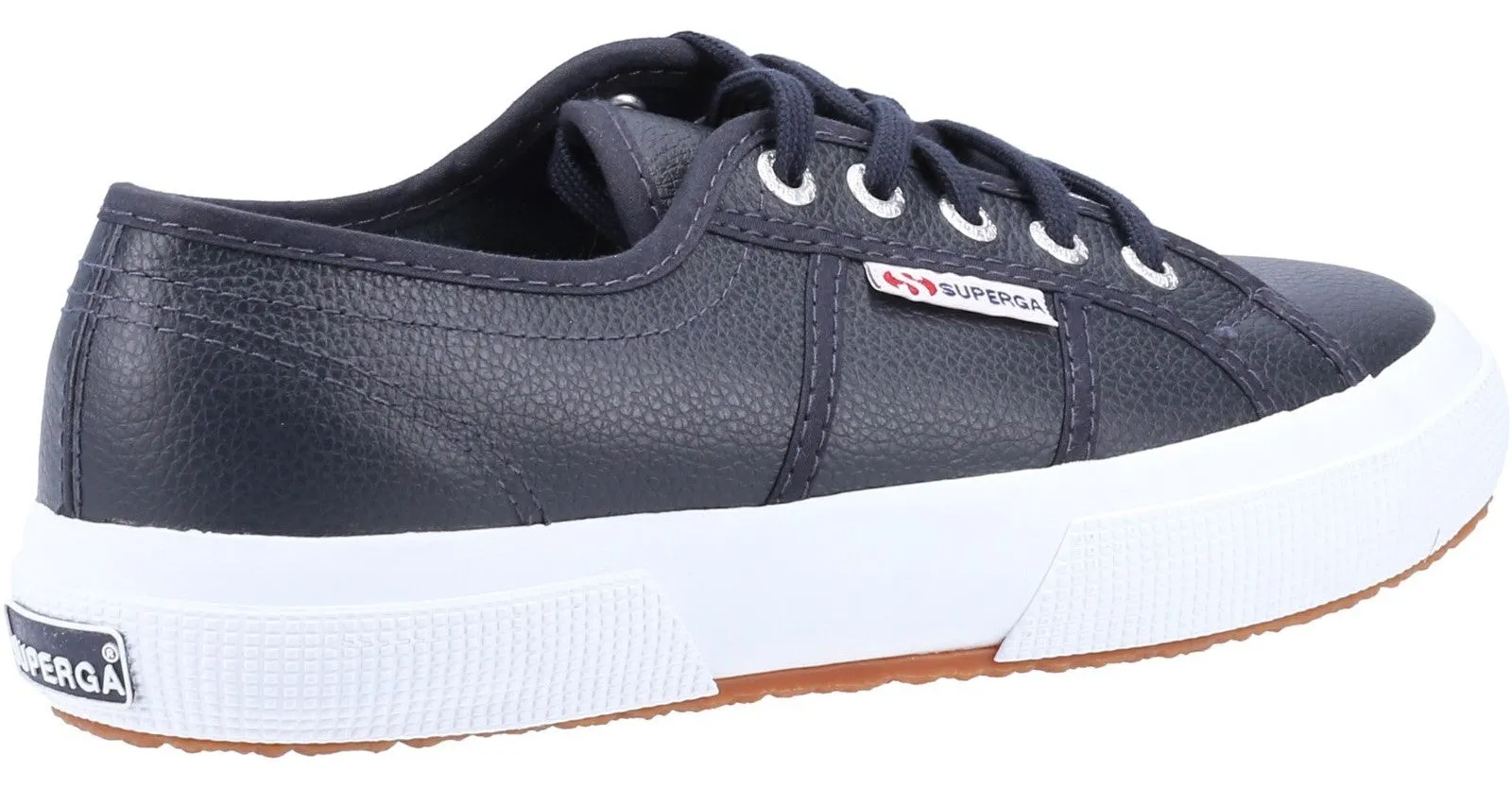 Superga 2750 Tumbled Leather Mens Lace Up Shoe