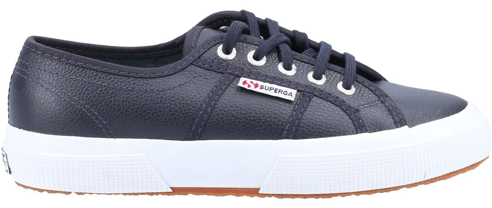 Superga 2750 Tumbled Leather Mens Lace Up Shoe