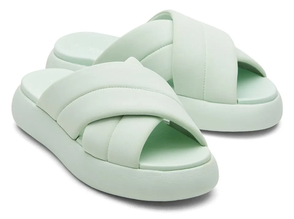 TOMS Alparg Mallow X Womens Crossover Slide Sandal