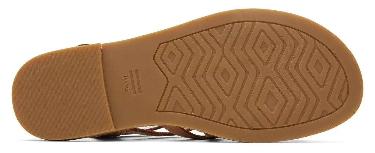 TOMS Sephina Womens Leather Strappy Sandal