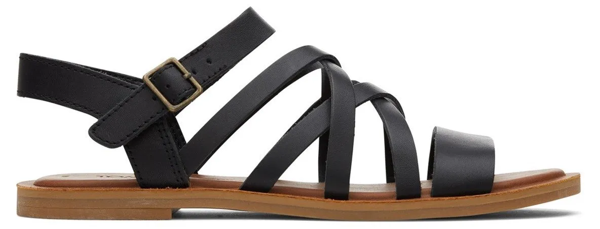 TOMS Sephina Womens Leather Strappy Sandal