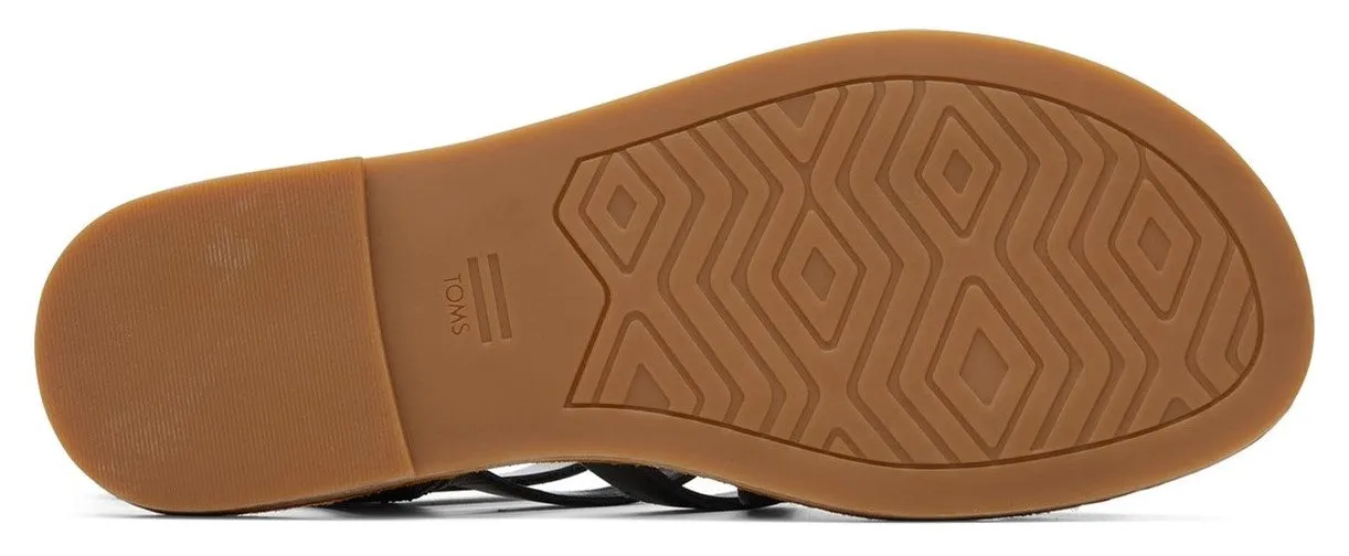 TOMS Sephina Womens Leather Strappy Sandal