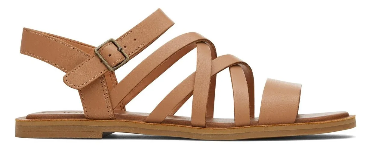 TOMS Sephina Womens Leather Strappy Sandal