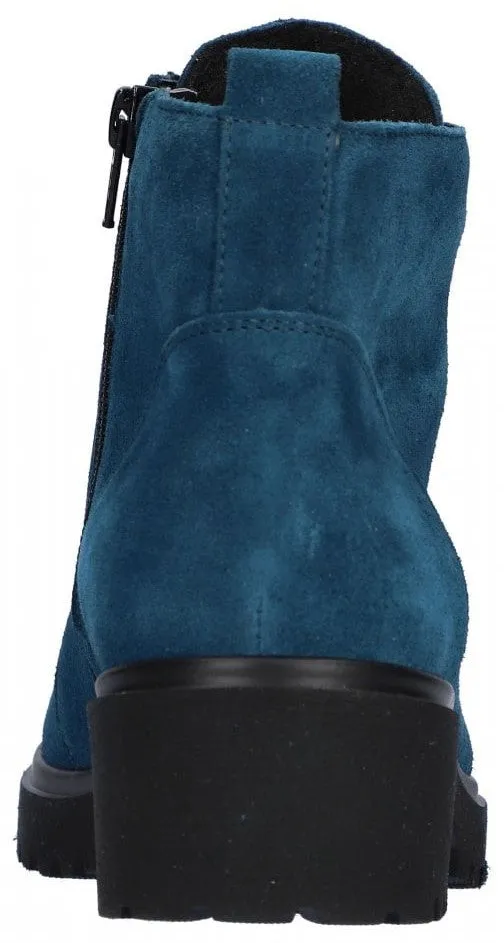 Waldlaufer 716807-195124 Luise Womens Leather Lace Up Ankle Boot