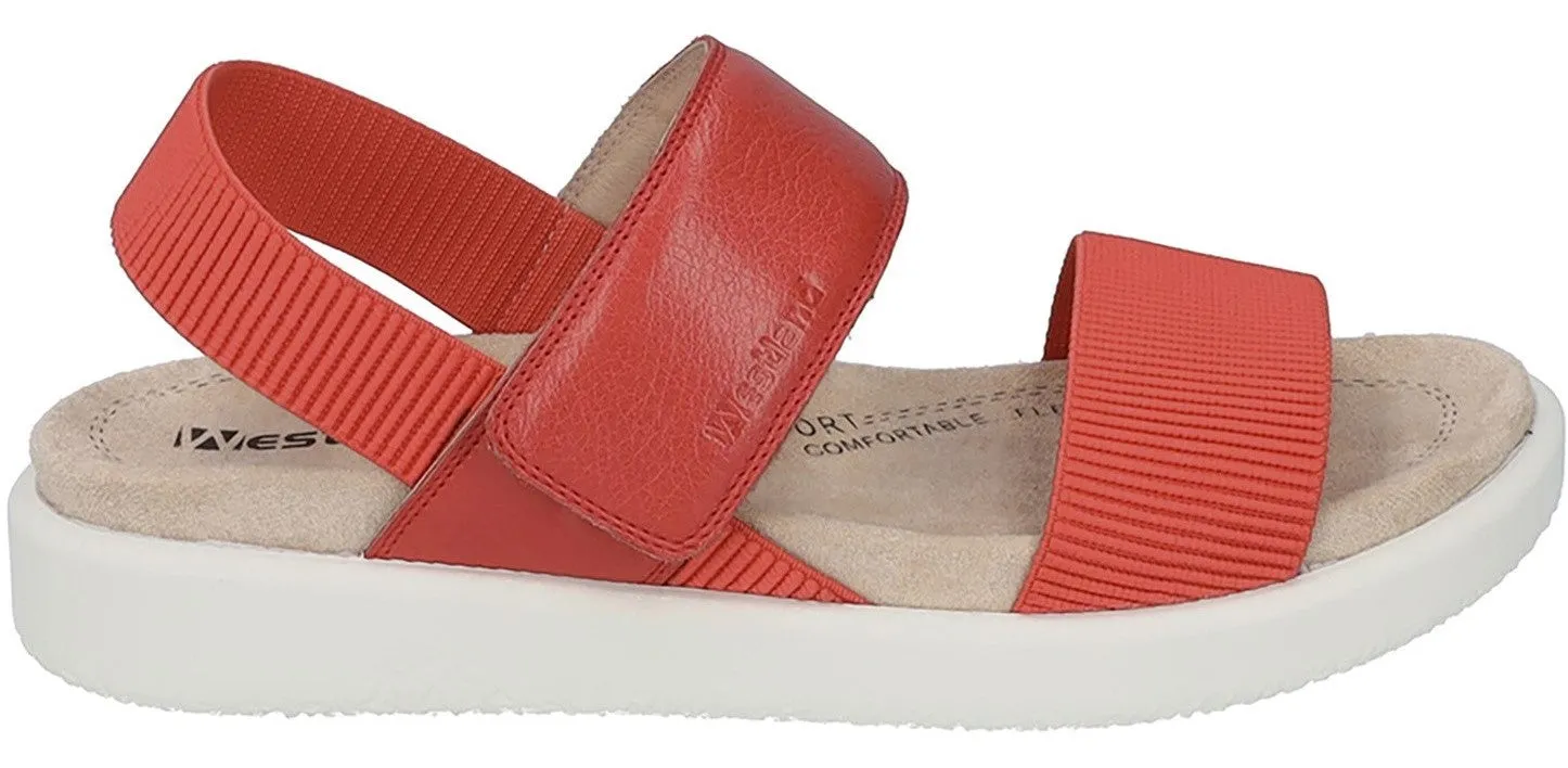 Westland Albi 07 Womens Touch Fastening Leather Sandal
